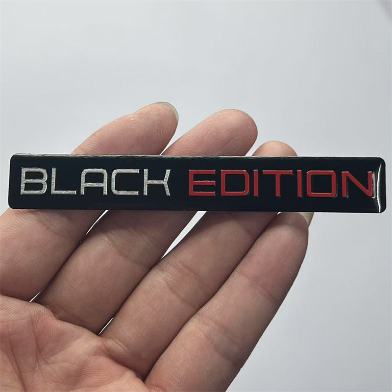 Black edition sticker, badge, Darth Vader metal sticker, all black body sticker rear sticker
