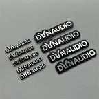 Applicable to automotive aluminum alloy Daner audio label, audio sticker, modified audio label DYNAUDIO labeling