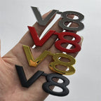 Suitable for Toyota Rand Cooluzer Overbearing Prado Modified V8 Digital English Displacement Standard Metal V8 Side Standard