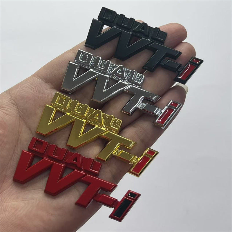Suitable for Toyota logo DUAL VVT-i logo VVTI letter logo, new and old Corolla Vichy fenders