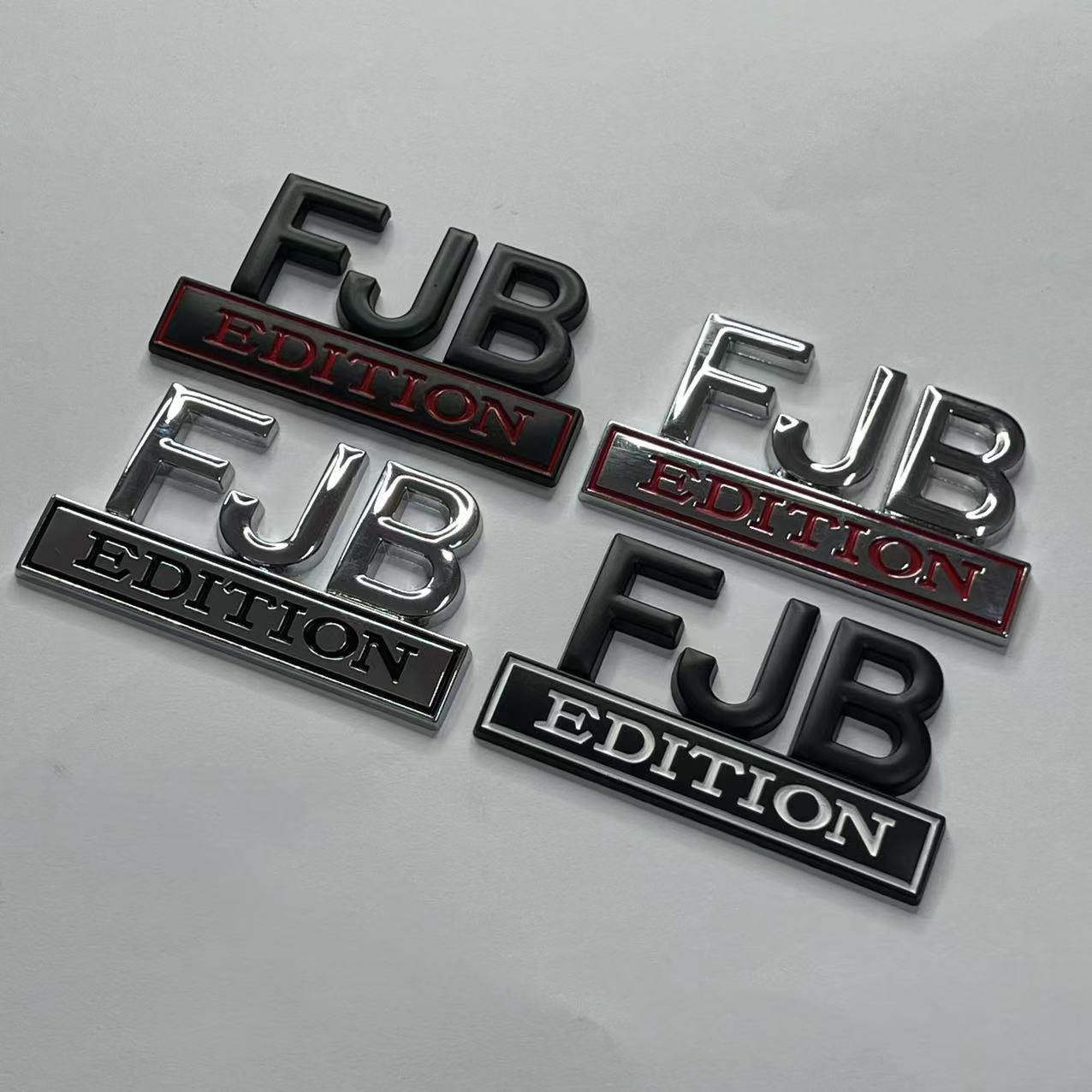 Cross-border exclusive supply, car modification label #FJB EDITION body sticker rear label FJB EDITION fender