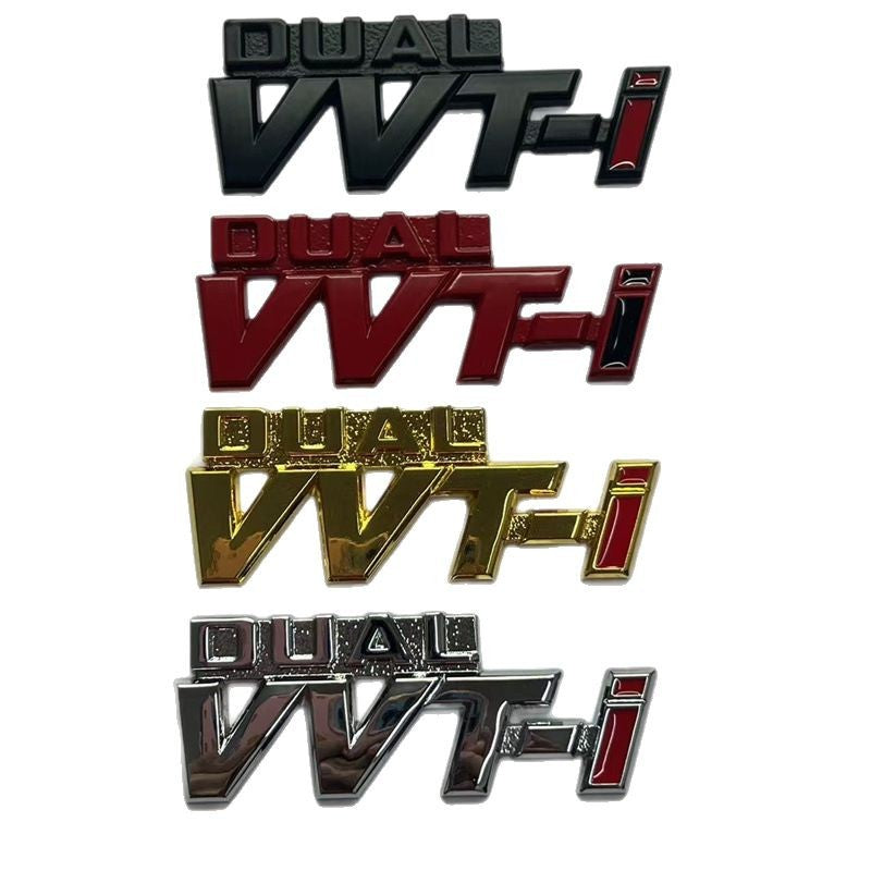 Suitable for Toyota logo DUAL VVT-i logo VVTI letter logo, new and old Corolla Vichy fenders