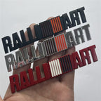 Suitable for Mitsubishi personalized car stickers, Yishenling, Lingshuai EVO modified RALLIART car logo metal body stickers