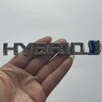 Suitable for Toyota RAV4 Ruizhi HYBRID environmentally friendly hybrid car logo, metal body sticker, rear sticker