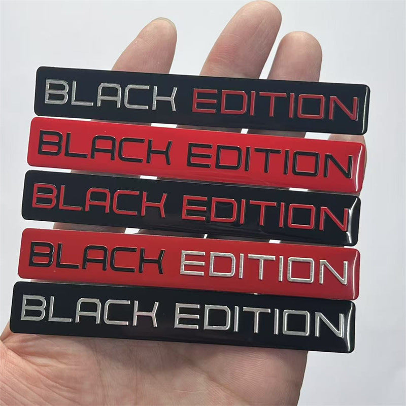 Black edition sticker, badge, Darth Vader metal sticker, all black body sticker rear sticker