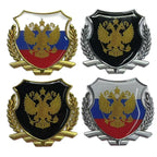Car sticker personalized creative metal covering scratches sticker fuel tank cover sticker Russian flag tail sticker modified eagle sticker