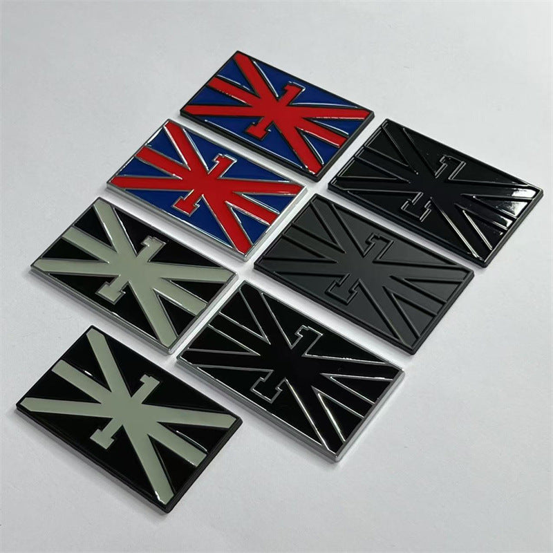 Applicable to British Royal, Land Rover car stickers, Range Rover Star Union Jack metal body decoration stickers side stickers tail stickers