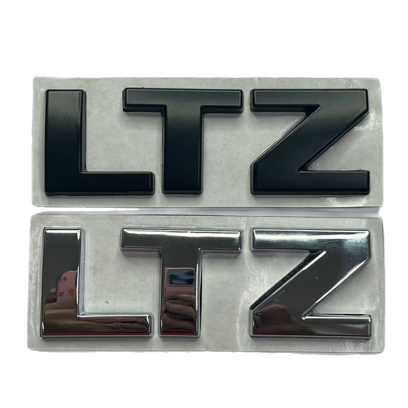 Suitable for Chevrolet Copache Saboban Corvette LTZ car logo, labeling tail label, metal modification label