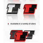 Car Sticker T Sport Stickers Emblem Badge Rear Trunk Decals for Toyota RAV4 Prado Corolla Camry Tundra Highlander Hiace Venza