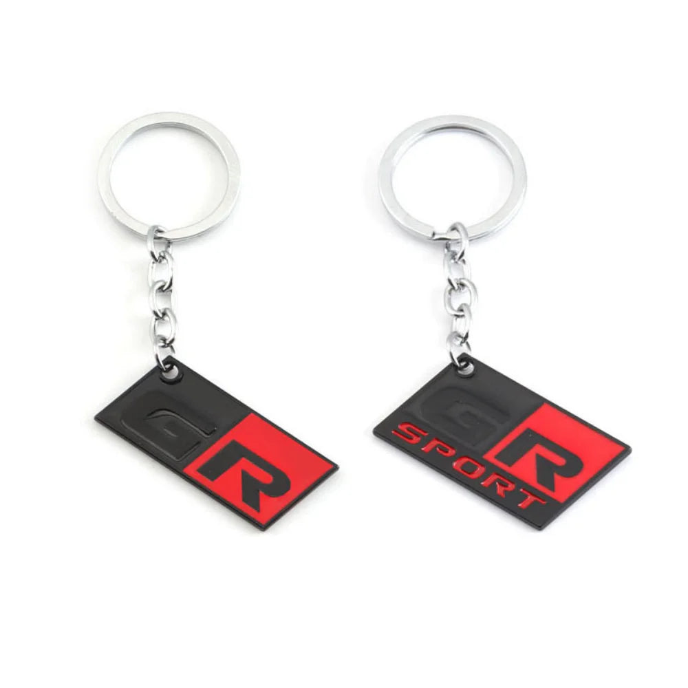 Car Keychain Key Ring for Toyota GR Sport Yaris CHR GR86 Supra Corolla Prius Venza Premio Avalon Celica Aygo Sequoia Rav4 Prado