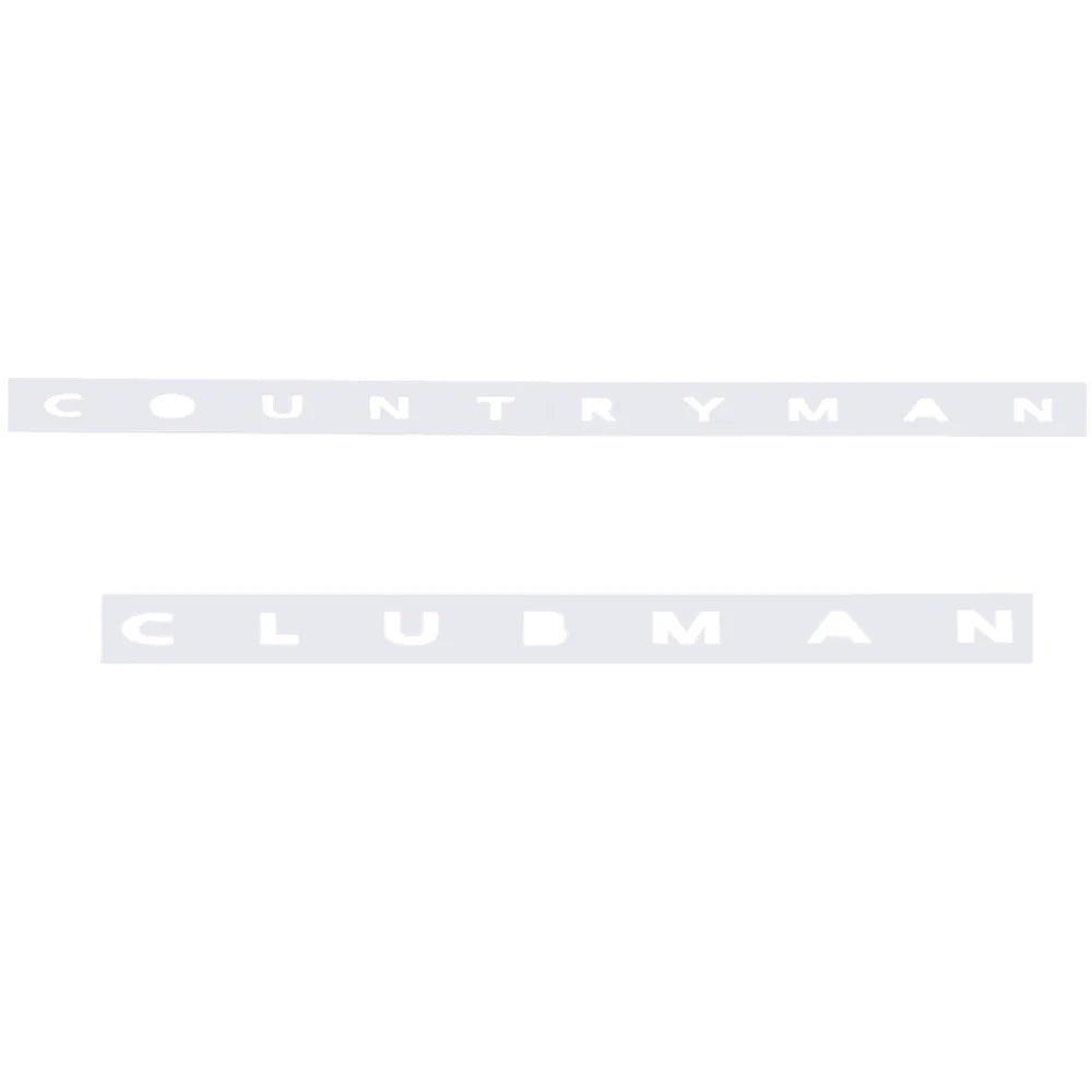 Car Body Emblem Rear Trunk Sticker Metal Letter Badge Logo For MINI Cooper S R60 F60 JCW Countryman Clubman Paceman Accessories