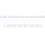 Car Body Emblem Rear Trunk Sticker Metal Letter Badge Logo For MINI Cooper S R60 F60 JCW Countryman Clubman Paceman Accessories