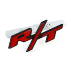 Alloy Car Front Grille Emblem For Dodge R/T Logo RAM Journey Charger Jcuv Challenger Caliber Nitro Auto Body Sticker Styling