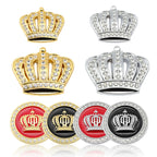 3D Crown Diamond Car Crown Gold Royal Sticker Wings Emblem Badge for BMW Toyota Ford Audi Honda Opel Car Stickers Imperial Crown