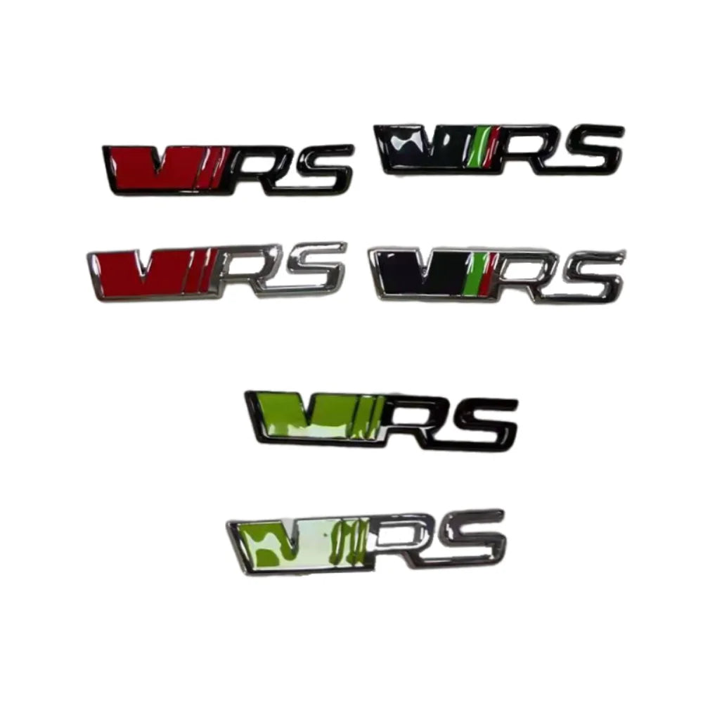 Car Side Stickers Rear Trunk Emblem Badge Decals for Skoda VRS Logo Kodiaq Karoq 2 A7 RS Superb Octavia Fabia Rapid Accessories