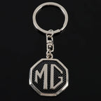 Alloy Metal Key Chain Keyring Holder Pendant For MG Morris Garage MG3 MG5 MG6 MG7 TF ZR ZS GS GT HS Auto Keychain Accessories