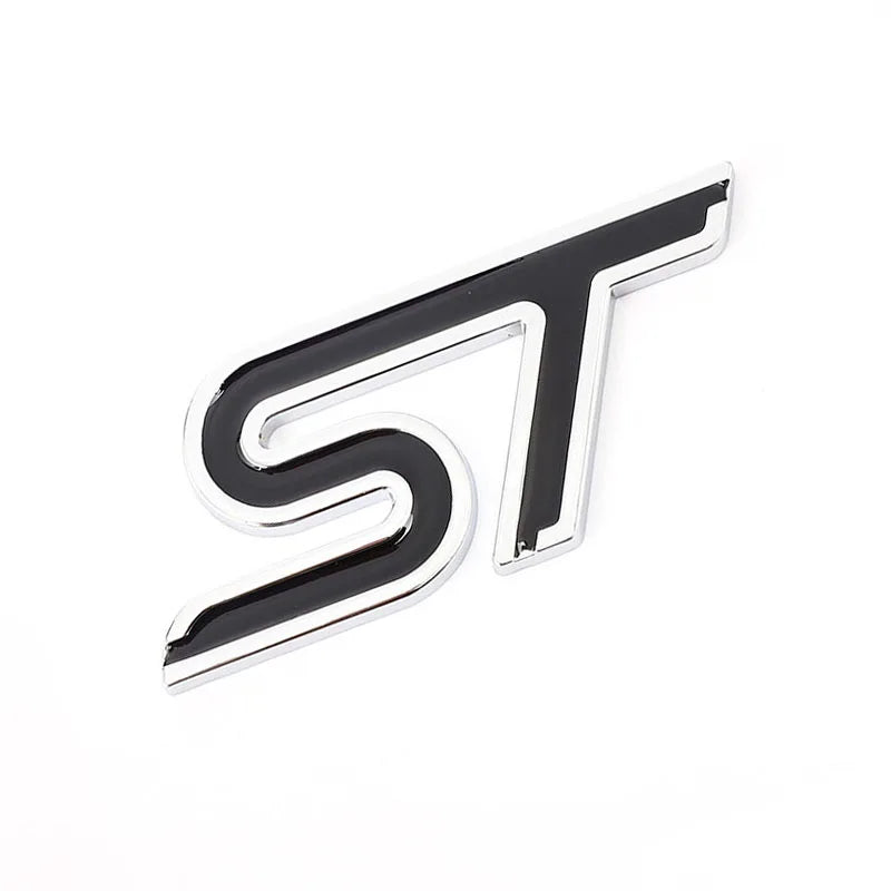 Metal Car Stickers Front Emblem Grille Badge for Ford ST Logo Focus Mustang Transit Mondeo Fusion Ranger Galaxy MK2 MK3 F150 MK5