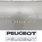 ABS Car Rear Trunk 3D Lettering Emblem Side Badge for Peugeot 307 207 206 308 301 208 107 3008 407 2008 508 406 4008 Decals