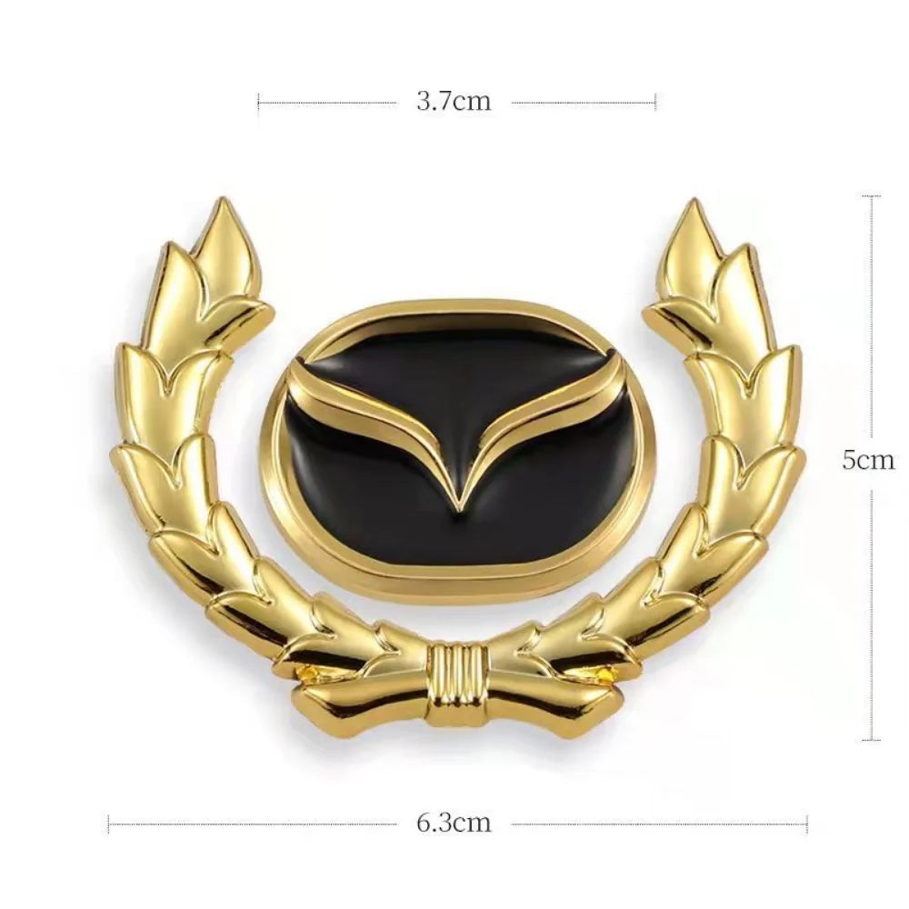 Alloy Car Styling Body Sticker Emblem for Mazda Atenza Axela Cx9 Cx7 Cx5 Rx8 Rx7 Mx3 Mx5 2 3 5 6 323 626 Speed Car Accessories