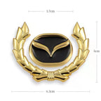 Alloy Car Styling Body Sticker Emblem for Mazda Atenza Axela Cx9 Cx7 Cx5 Rx8 Rx7 Mx3 Mx5 2 3 5 6 323 626 Speed Car Accessories