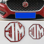 Car Front Grille Emblem Rear Boot Logo Sticker For MG MG6 ZS Morris Garage Stainless Steel Automobile Refitting Accessories