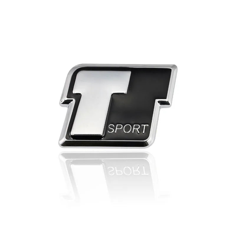 Car Sticker T Sport Stickers Emblem Badge Rear Trunk Decals for Toyota RAV4 Prado Corolla Camry Tundra Highlander Hiace Venza