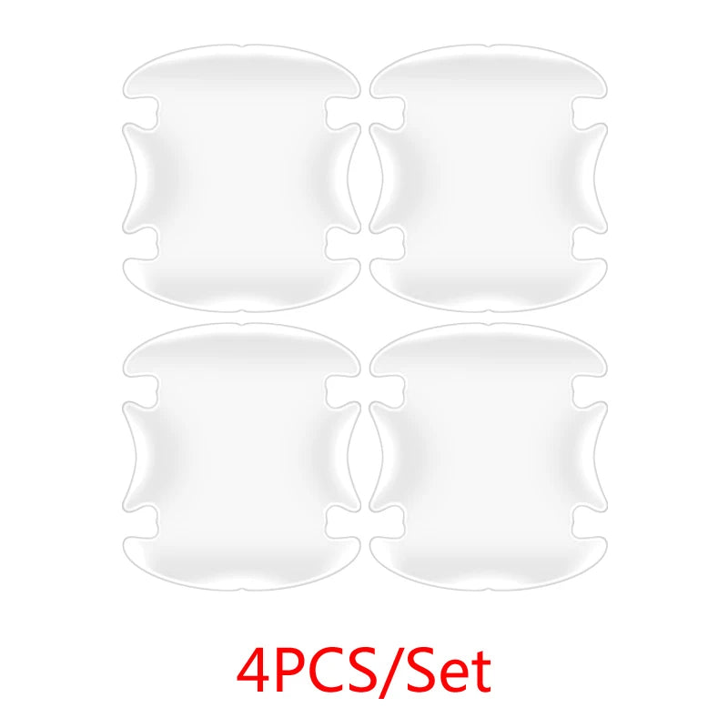 Car Door Handle Sticker Protective Film Decal for Lada Kalina 1117 1118 Granta Priora 2 NIVA Safari Auto Emblem