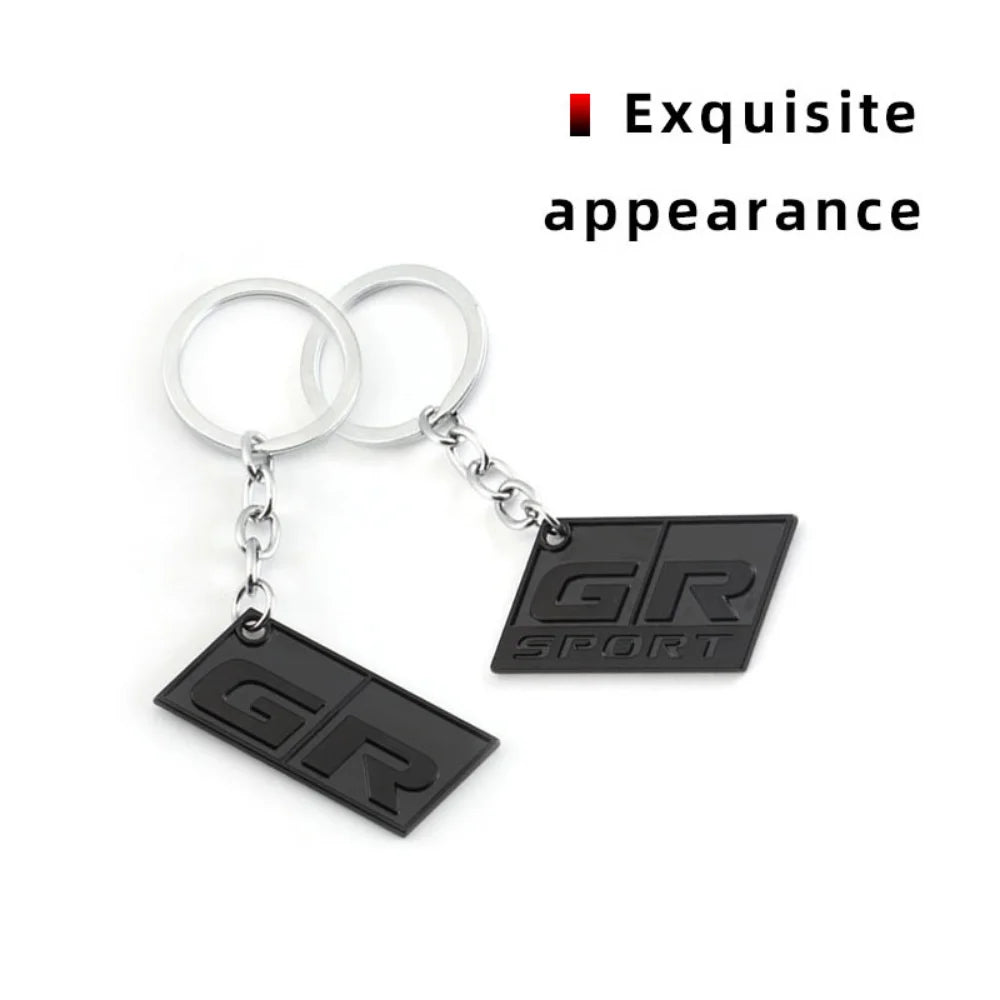 Car Keychain Key Ring for Toyota GR Sport Yaris CHR GR86 Supra Corolla Prius Venza Premio Avalon Celica Aygo Sequoia Rav4 Prado