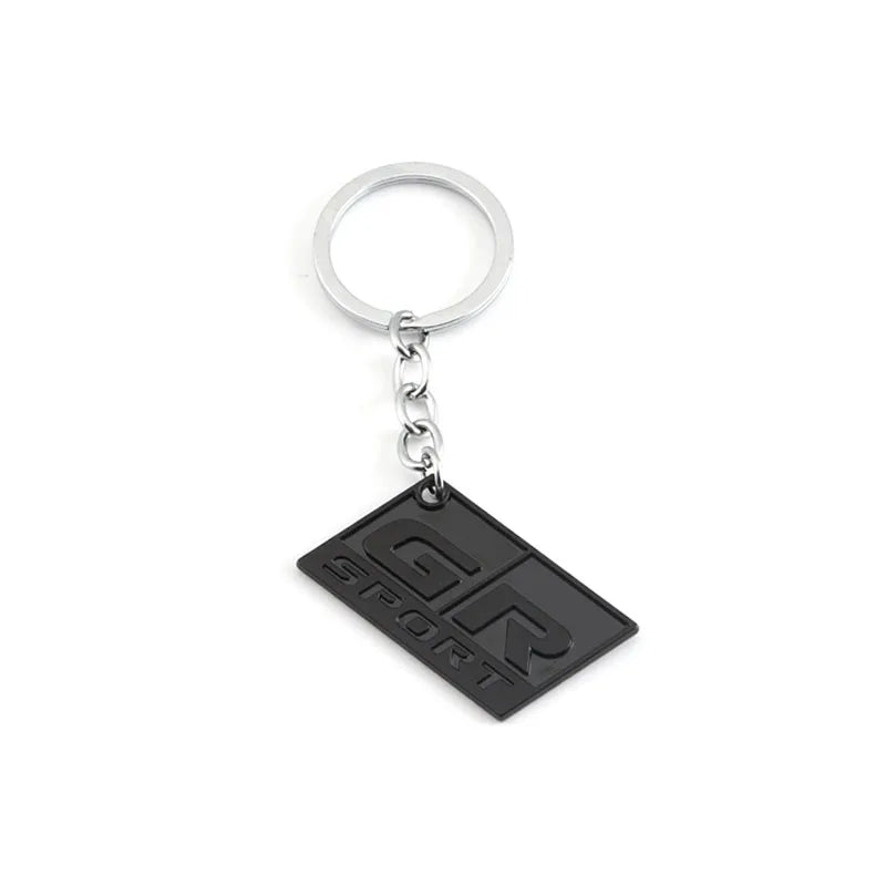 Car Keychain Key Ring for Toyota GR Sport Yaris CHR GR86 Supra Corolla Prius Venza Premio Avalon Celica Aygo Sequoia Rav4 Prado