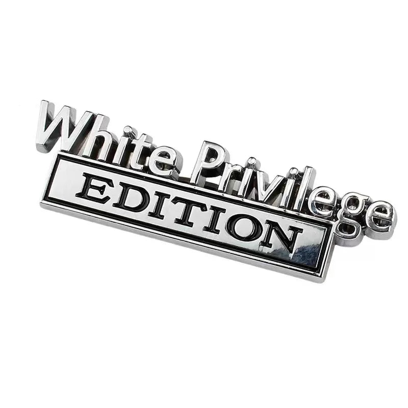 Black Privilege Edition Badge Emblem Sticker for Jeep Ford F350 F250 F150 Chevy Silverado 1500 2500 Chevrolet C10 C15