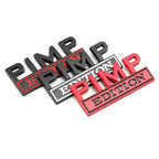 Car Sticker PIMP Edition Emblem Metal for Jeep Compass Patriot Renegade Ford F150 F250 Chevrolet RAM Hummer Grille Sticker