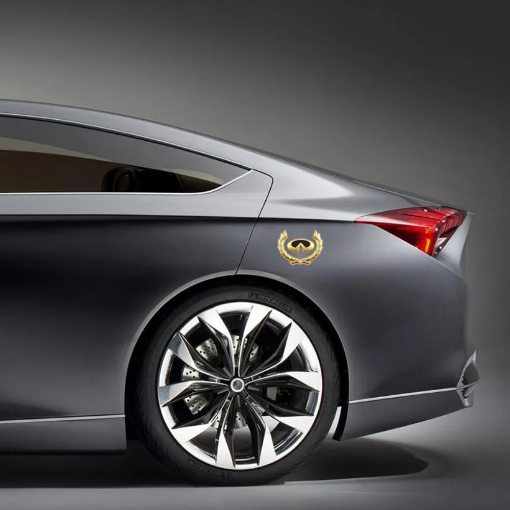 Aluminum Alloy Car Body Sticker Emblem Decal Styling Accessories for Infiniti Q30 Q50 FX35 G20 G35 Q60 Q70 QX50 QX60 QX70 QX80