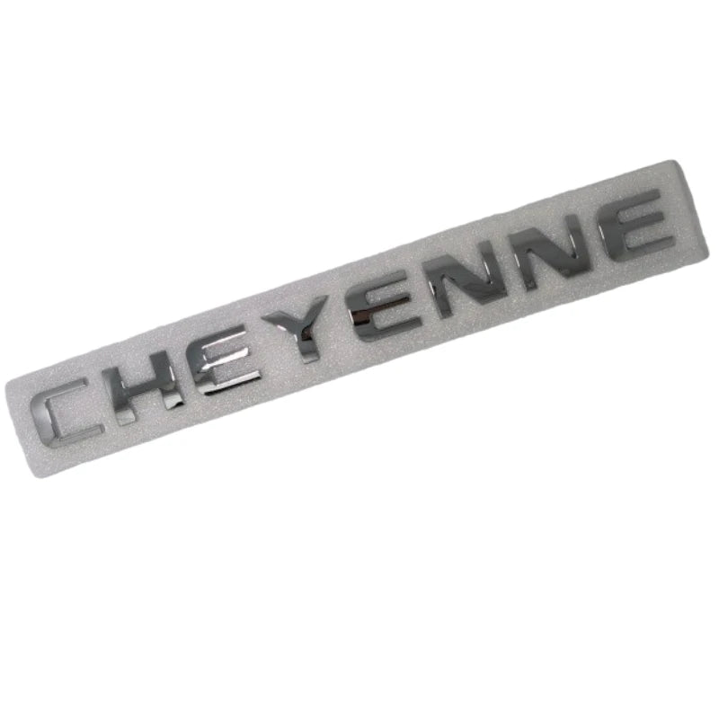 3D ABS Front Rear Tail Badge Car CHEYENNE Logo Emblem for Chevrolet Cruze Lacetti Trax Chevy Silverado Cavalier Aveo Captiva