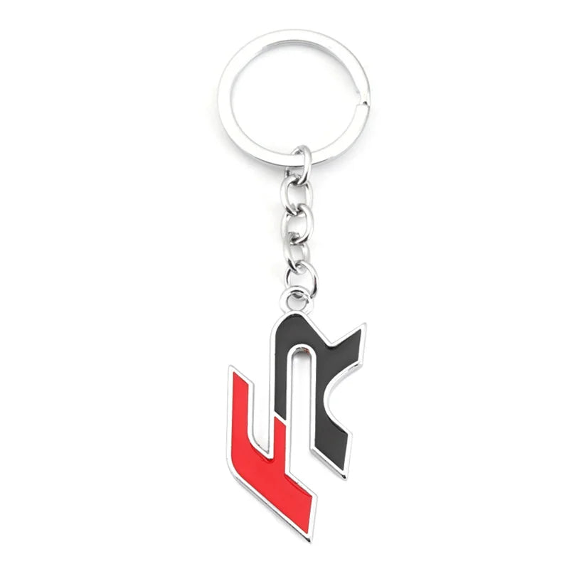 Car Metal FR Logo Keychain Keyring Key Ring Holder for Seat Ateca Leon Arona Ibiza Altea Cupra Formula Car Styling Pendant
