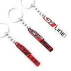 Car GT Line Keychain for Peugeot GT RCZ 3008 5008 308 508 KIA Forte Optima Picanto Stinger Sorento Renault Clio Grandtour Megane