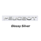 ABS Car Rear Trunk 3D Lettering Emblem Side Badge for Peugeot 307 207 206 308 301 208 107 3008 407 2008 508 406 4008 Decals