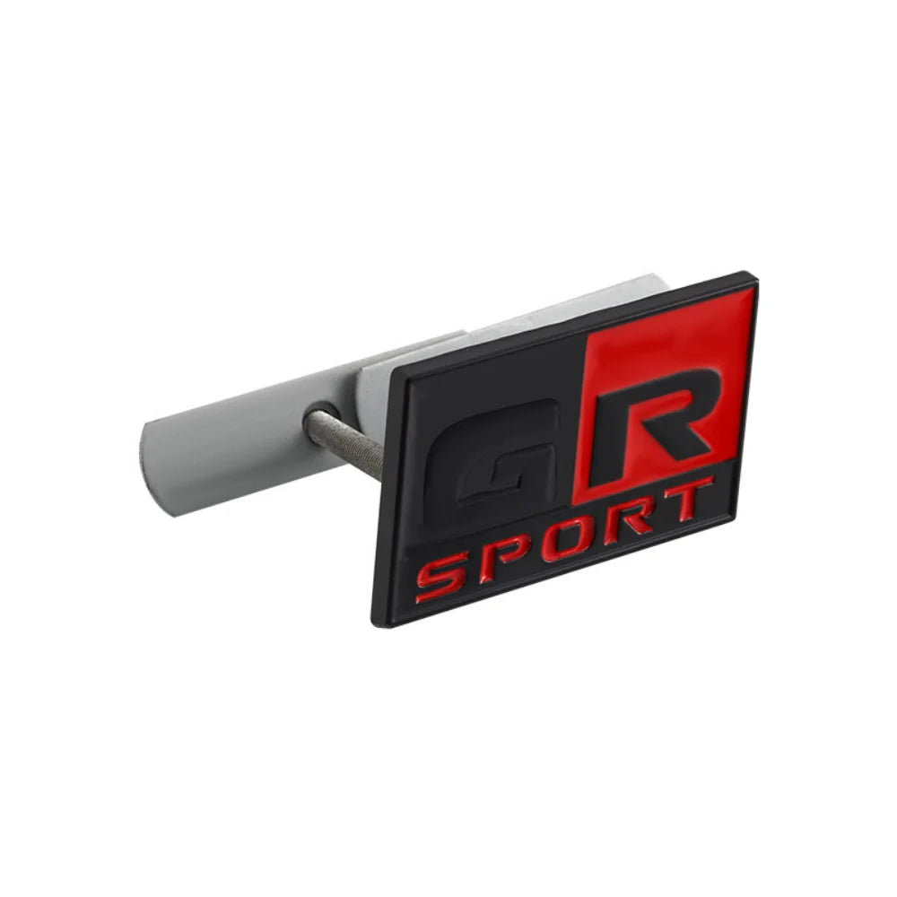 Car Front Grille Badge Decorative Emblem for Toyota GR Sport MN Rav4 Yaris Camry Crown Prado Aqua Auris Levin Corolla Avensis