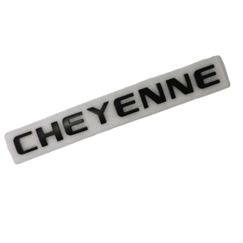 3D ABS Front Rear Tail Badge Car CHEYENNE Logo Emblem for Chevrolet Cruze Lacetti Trax Chevy Silverado Cavalier Aveo Captiva