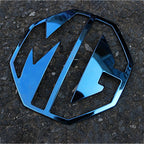 Car Front Grille Emblem Rear Boot Logo Sticker For MG MG6 ZS Morris Garage Stainless Steel Automobile Refitting Accessories