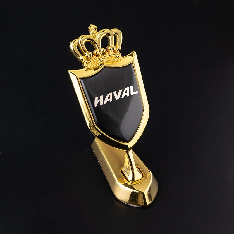 Metal Car Body Front Hood Emblem Sticker Decal Auto Styling Accessories for Haval H1 H2S H4 H6 C50 E F5 F7X Coupe H7 H8 H9 IF M6