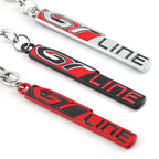 Car GT Line Keychain for Peugeot GT RCZ 3008 5008 308 508 KIA Forte Optima Picanto Stinger Sorento Renault Clio Grandtour Megane