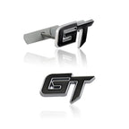 3D Metal GT Car Rear Trunk Emblem Sticker Decals Front Hood Grill Grand Tour for Ford Mustang Focus Mk 1 2 3 7 Mondeo BMW X6 X5