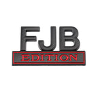 FJB Logo Edition Emblem Badge Front Hood Grille Car Sticker for Jeep Compass Renegade Ford RS200 F350 F250 F150 Silverado RAM