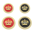 3D Crown Diamond Car Crown Gold Royal Sticker Wings Emblem Badge for BMW Toyota Ford Audi Honda Opel Car Stickers Imperial Crown