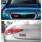 Car Sticker PIMP Edition Emblem Metal for Jeep Compass Patriot Renegade Ford F150 F250 Chevrolet RAM Hummer Grille Sticker