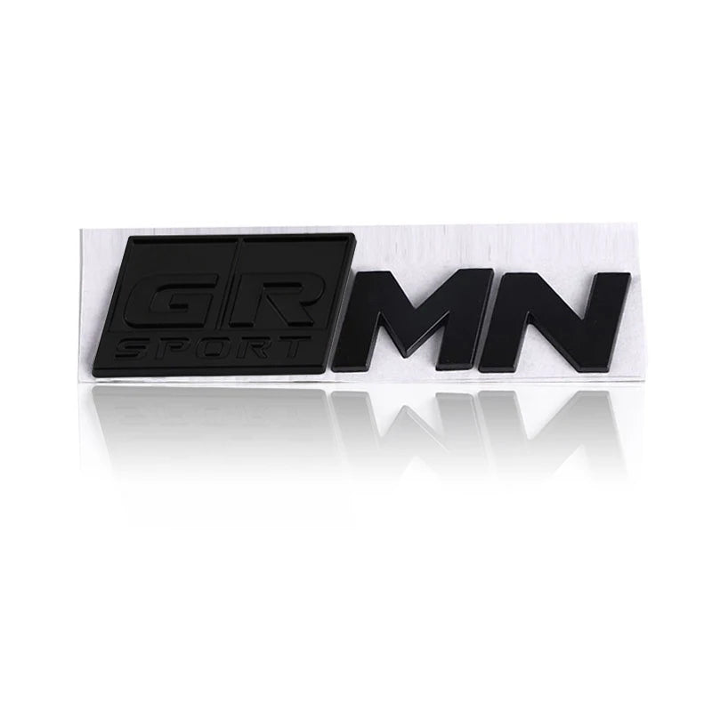 Car Front Grille Badge Decorative Emblem for Toyota GR Sport MN Rav4 Yaris Camry Crown Prado Aqua Auris Levin Corolla Avensis
