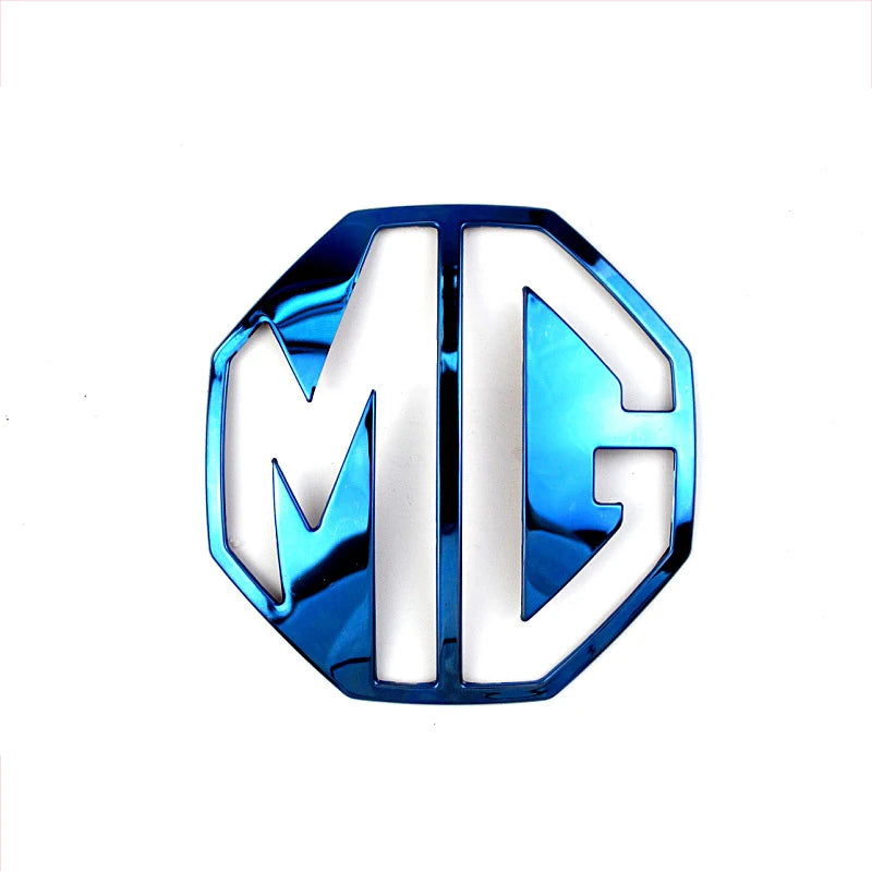 Car Front Grille Emblem Rear Boot Logo Sticker For MG MG6 ZS Morris Garage Stainless Steel Automobile Refitting Accessories