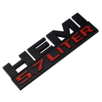 Car Body Side Badge Trunk Sticker for Dodge HEMI 5.7 LITER Emblem RAM Challenger Journey Caravan Jcuv Caliber Durango Viper