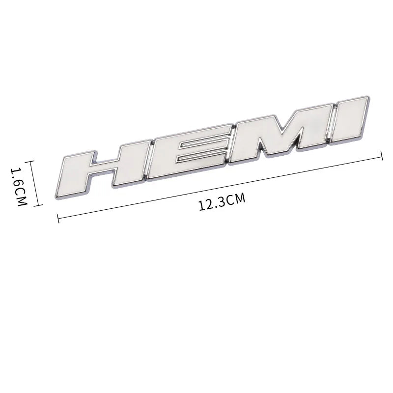 3D Hemi Sticker Front Grille Emblem Body Decor for Dodge RT RAM Jcuv Nitro Caliber Viper Dakota Journey Caravan Charger Durango