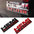 3D Car Side Badge Trunk Sticker for Dodge HEMI 5.7 LITER Emblem RAM Journey Caravan Nitro Challenger Jcuv Caliber Durango Viper